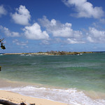 Goat Island, off of Malaekahana Beach.