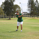 On the fairway for the first time (July 27) hole #1, the backswing ...