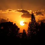Sunset from the 2nd fairway, July 30th.